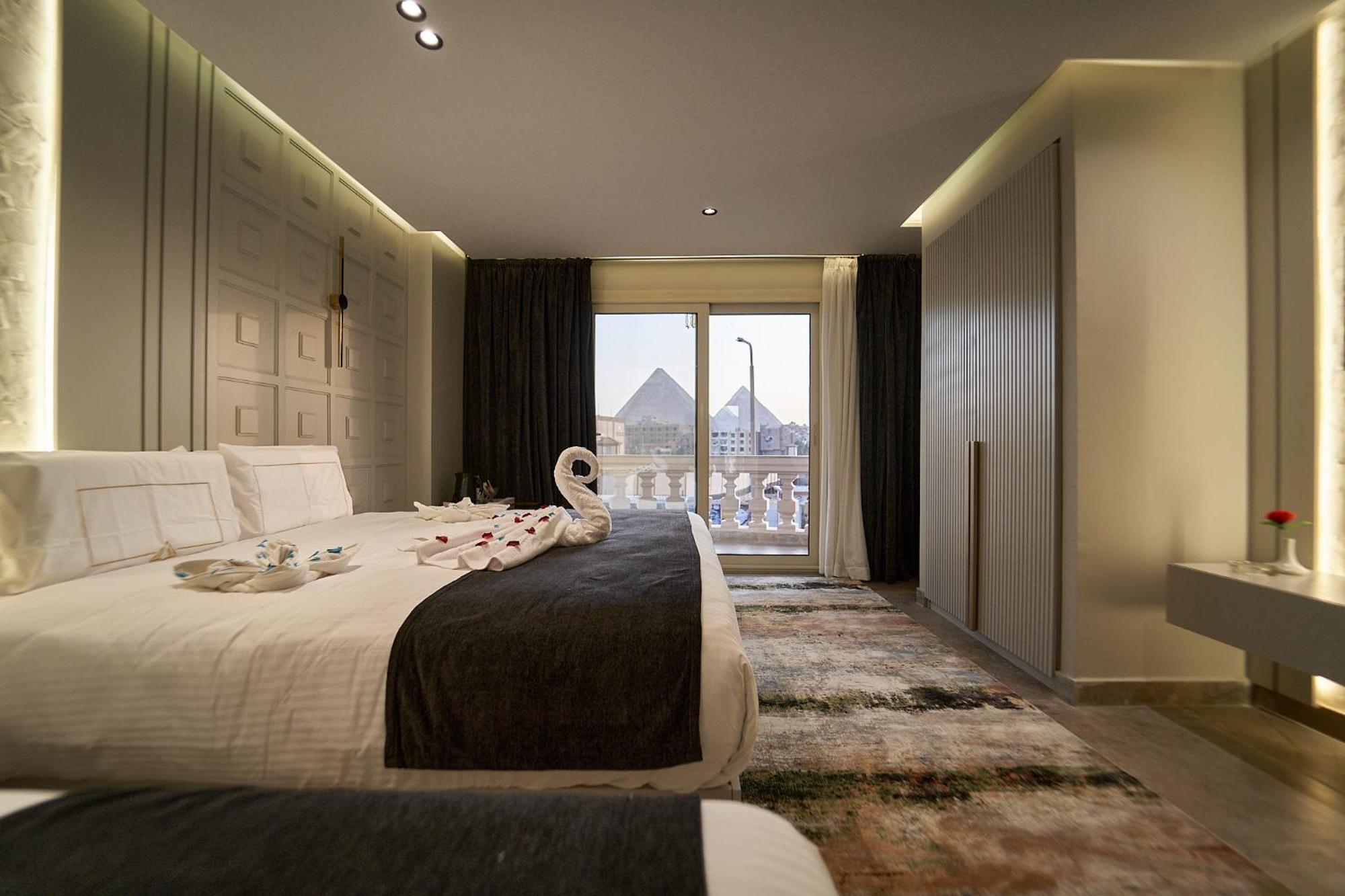Pyramids Charm Hotel Al Kawm al Akhdar Eksteriør bilde