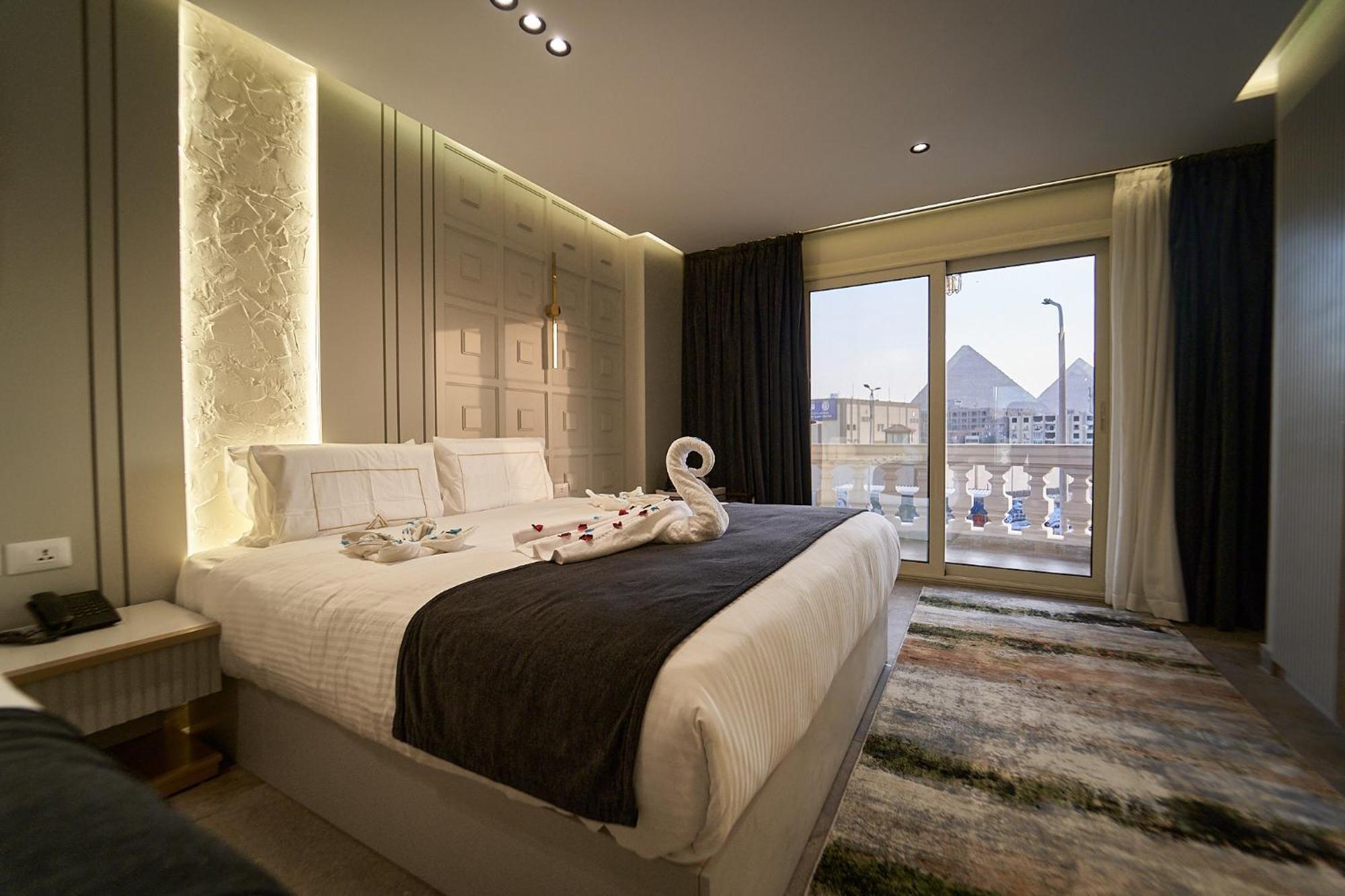 Pyramids Charm Hotel Al Kawm al Akhdar Eksteriør bilde
