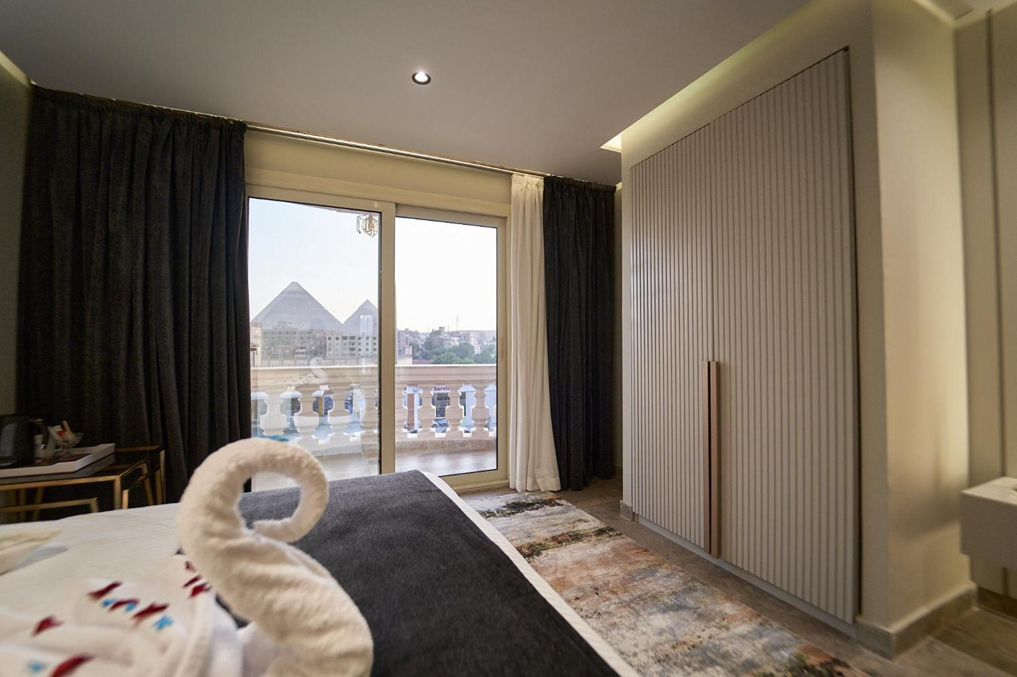 Pyramids Charm Hotel Al Kawm al Akhdar Eksteriør bilde