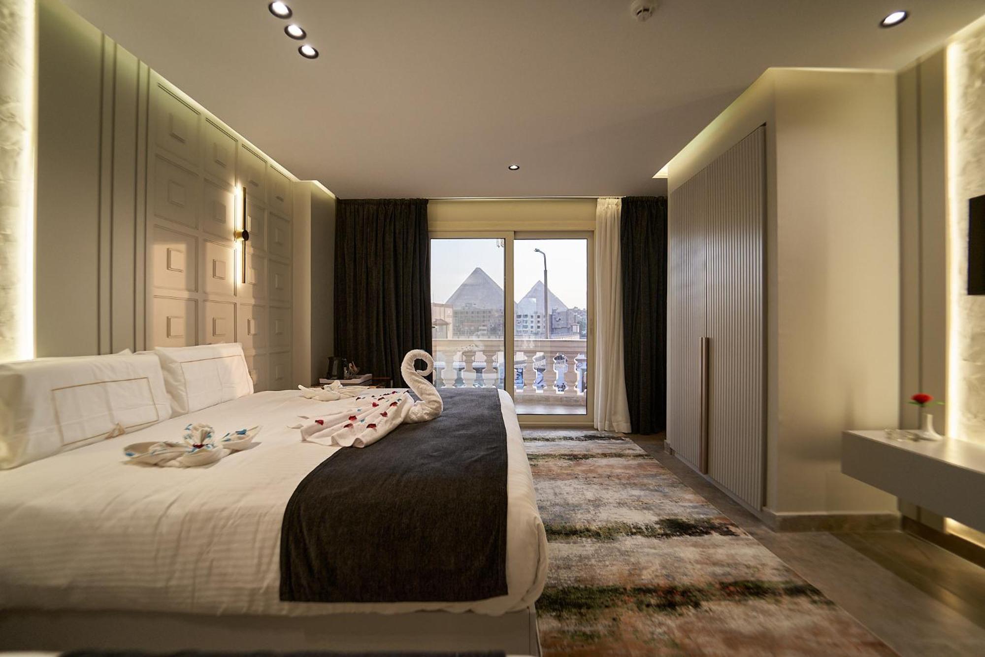 Pyramids Charm Hotel Al Kawm al Akhdar Eksteriør bilde