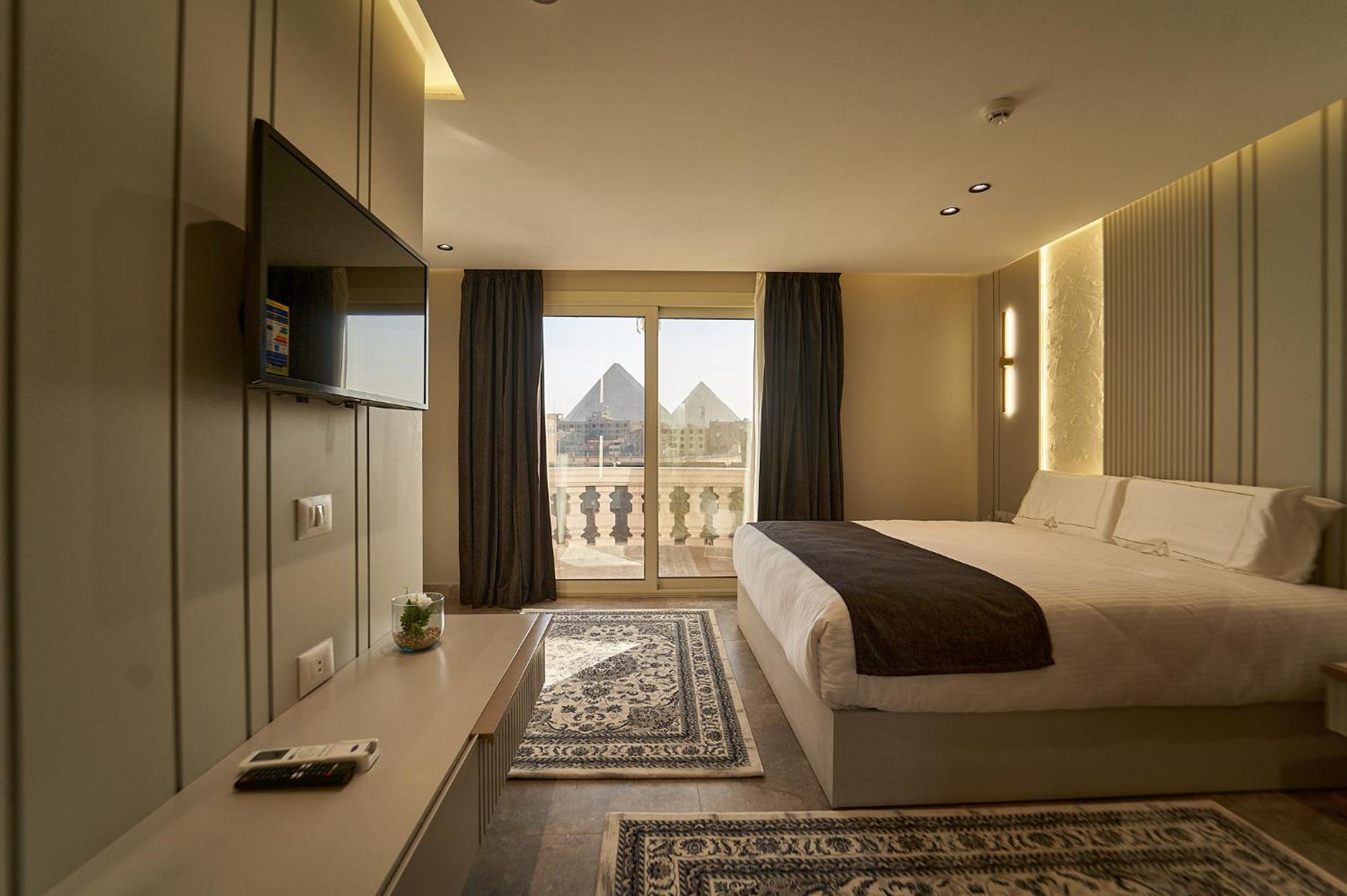 Pyramids Charm Hotel Al Kawm al Akhdar Eksteriør bilde