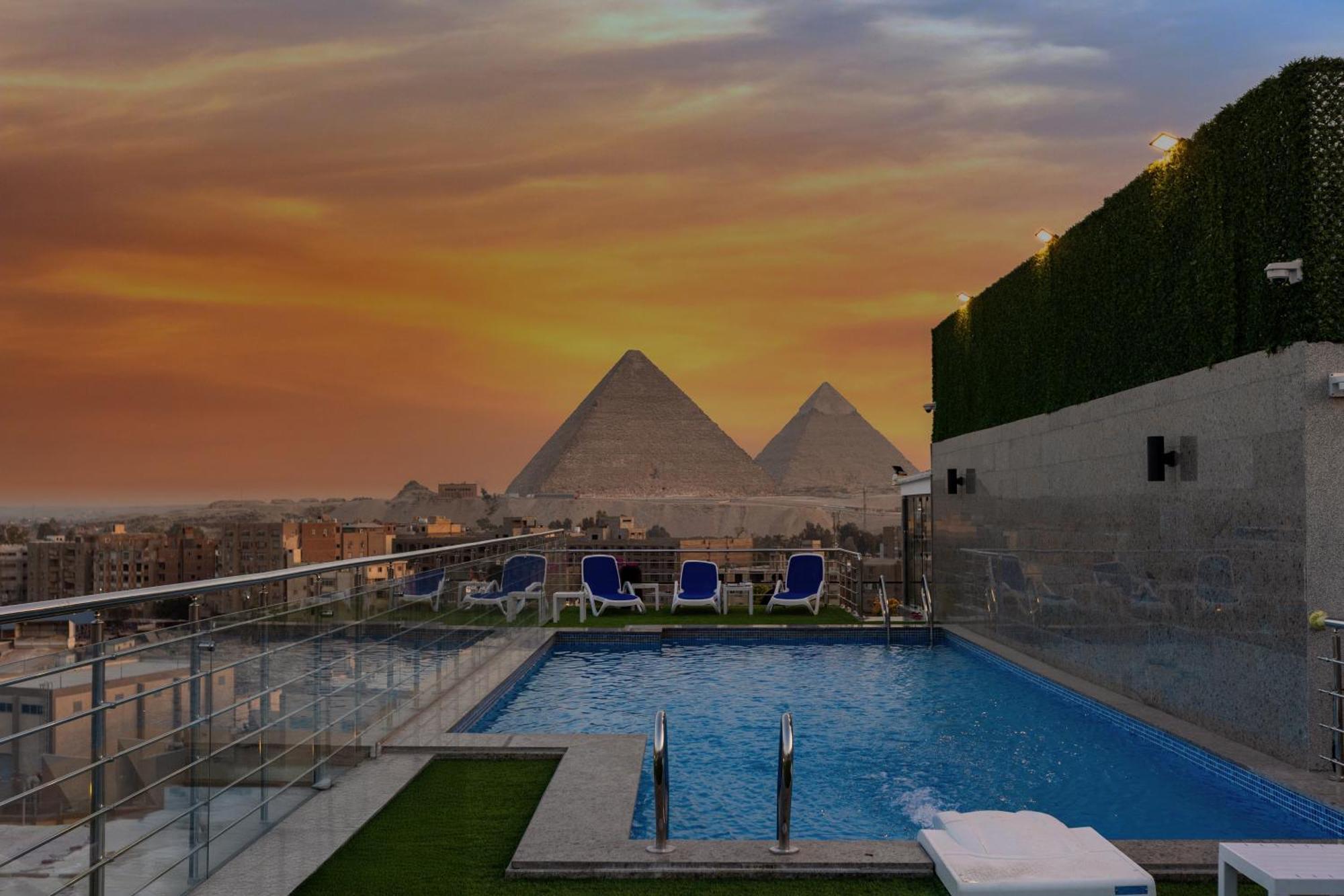 Pyramids Charm Hotel Al Kawm al Akhdar Eksteriør bilde